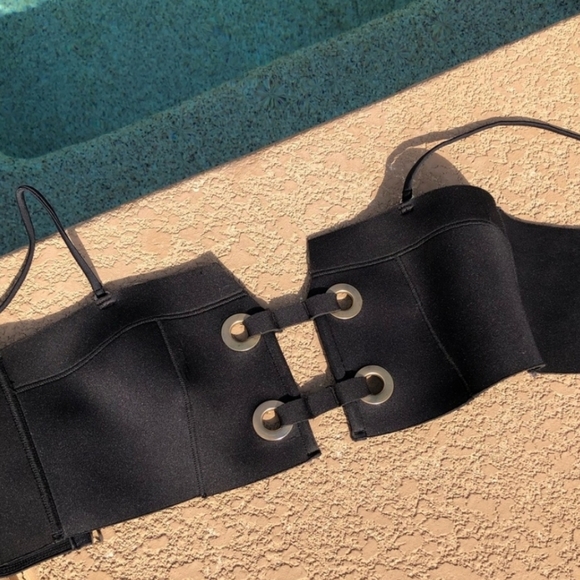 NWT Nasty Gal Scuba bikini top and bottom - Picture 4 of 7